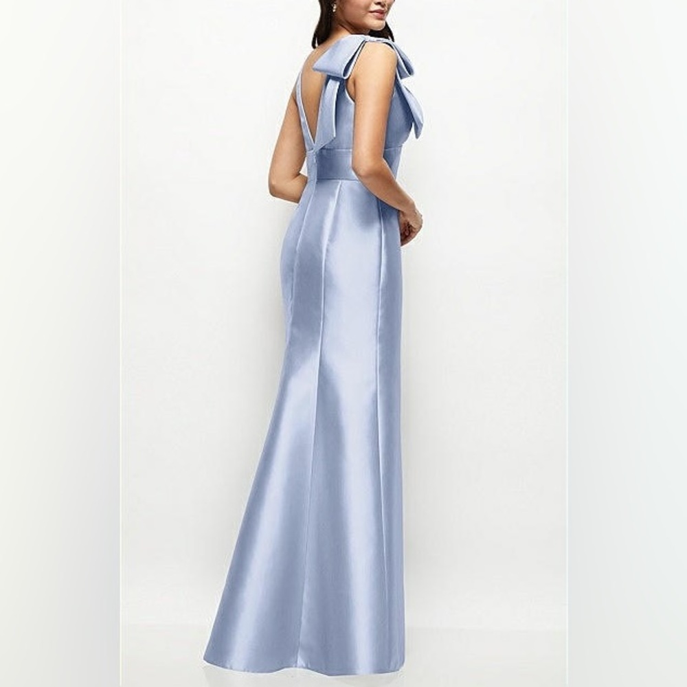 NWT ALFRED SUNG Sky Blue size 10- Bridesmaid, Mother of, Formal Dress - Picture 3 of 9